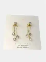 Фиолетовый серьги с подвеской из жемчуга,фианита