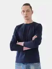 Серый меланж футболка с длинным рукавом унисекс из хлопка, лонгслив