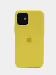 Желтый чехол  для iPhone 12 Silicone Caseчехол на iPhone противоударный, защитный Apple iPhone 12