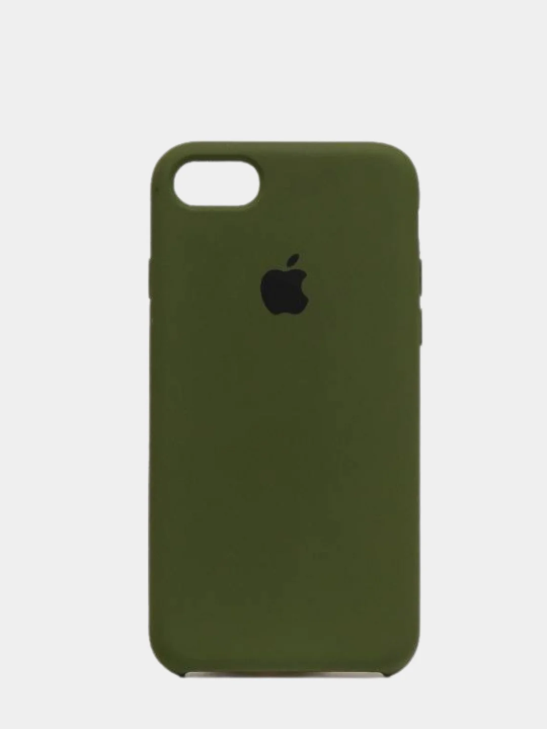Зеленый silicone Case для iPhone 7, 8, SE 2020 чехол на iPhone противоударный, защитный iPhone