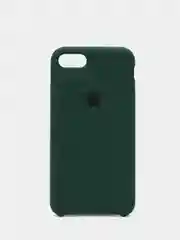 Тёмно-зелёный silicone Case для iPhone 7, 8, SE 2020 чехол на iPhone противоударный, защитный iPhone