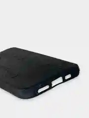 Черный чехол iPhone 12 / 12 Pro (6.1) из экокожи Baseus