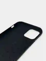 Черный чехол iPhone 12 / 12 Pro (6.1) из экокожи Baseus