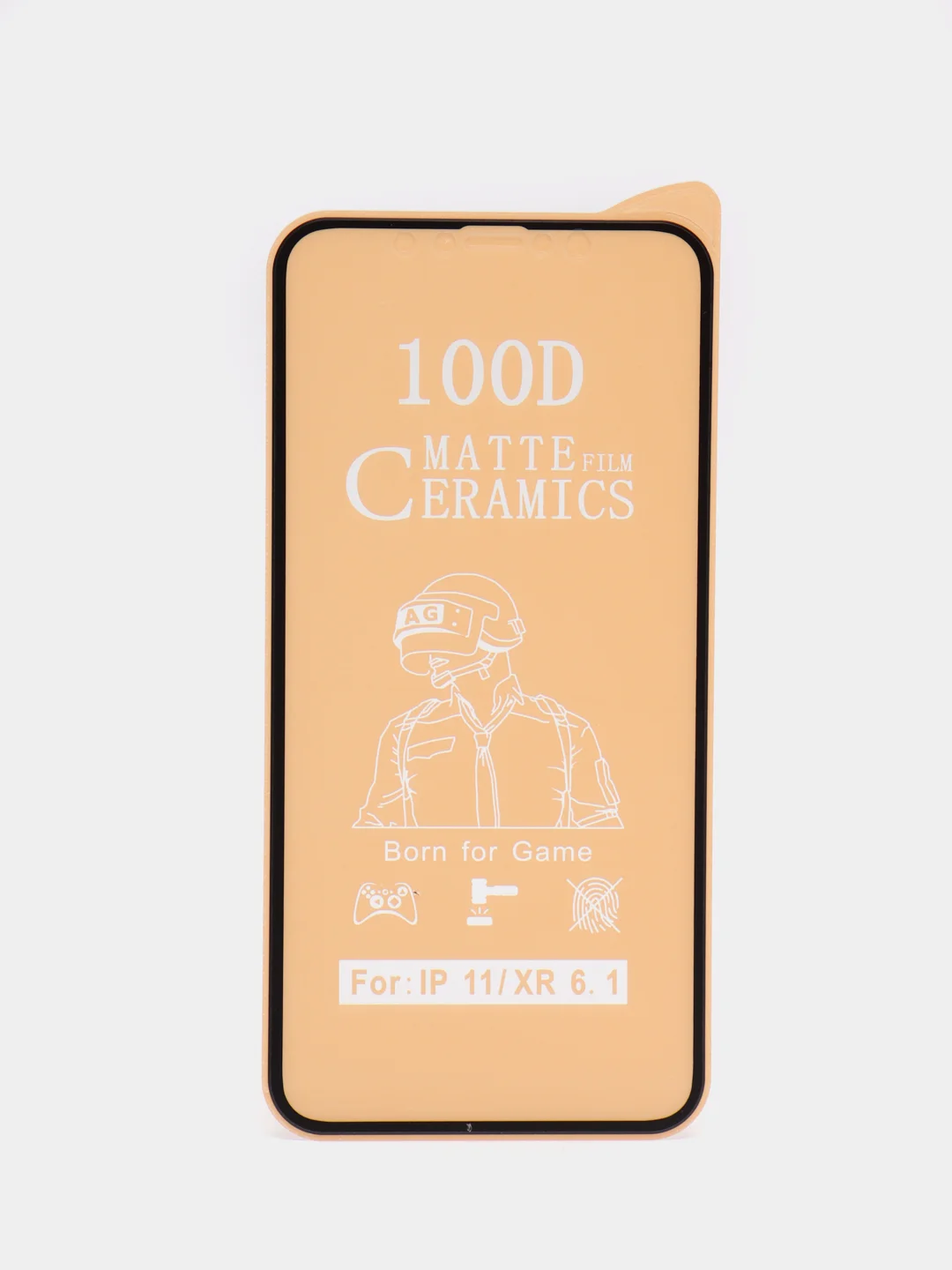 Черный керамическая пленка Ceramics Matte для iPhone 6/6s/7/8/7+/10/XR/11/12, матовая