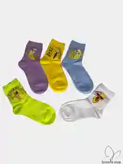 Носки с принтом "Бананы"