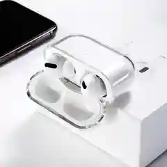 Силиконовый прозрачный чехол для Apple Airpods Pro
