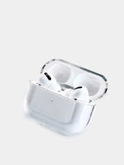 Силиконовый прозрачный чехол для Apple Airpods Pro