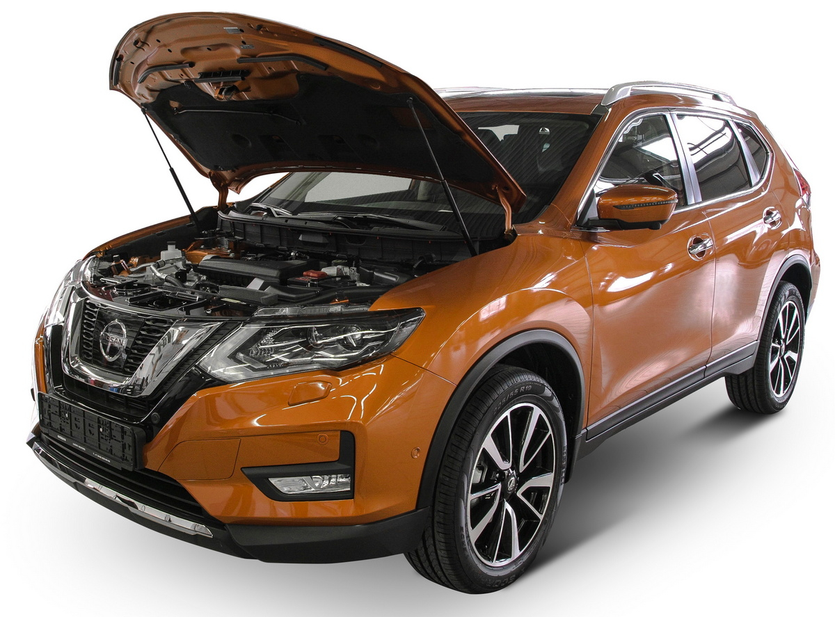 Газовые упоры капота АвтоУпор для Nissan X-Trail T32 2015-2018 2018-н.в., 2  шт., UNIXTR021 купить по цене 2845 ₽ в интернет-магазине KazanExpress