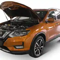 Черный газовые упоры капота АвтоУпор для Nissan X-Trail T32 2015-2018 2018-н.в., 2 шт., UNIXTR021