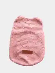 Кораллово-розовый футболка вязанная для собак, 4 размера