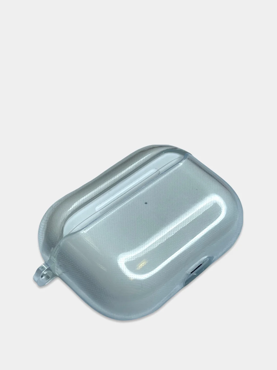 Силиконовый прозрачный чехол для Apple Airpods Pro