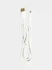 Белый кабель USB на Micro USB 2.4A с быстрой зарядкой,1 метр,белый и черный
