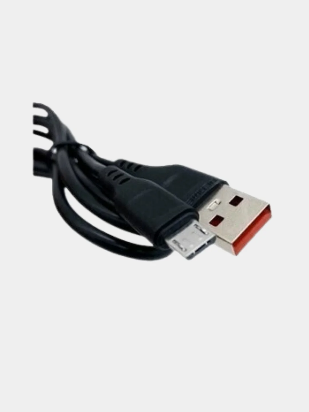 Белый кабель USB на Micro USB 2.4A с быстрой зарядкой,1 метр,белый и черный