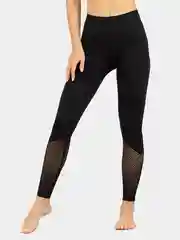 Черный легинсы Giulia Leggings Sport Rete
