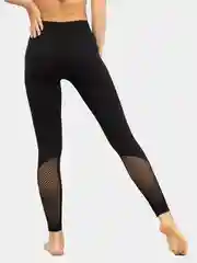 Черный легинсы Giulia Leggings Sport Rete