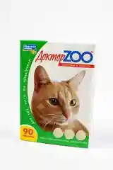 Доктор ZOO лакомство для кошек "Здоровье и красота", с L-карнитином и таурином, 90 таб