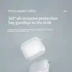 Силиконовый прозрачный чехол для Apple Airpods 3 поколения