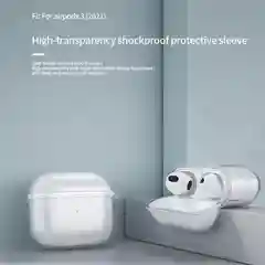 Силиконовый прозрачный чехол для Apple Airpods 3 поколения