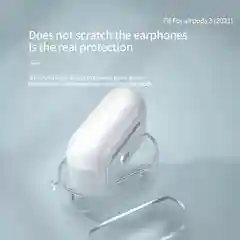 Силиконовый прозрачный чехол для Apple Airpods 3 поколения