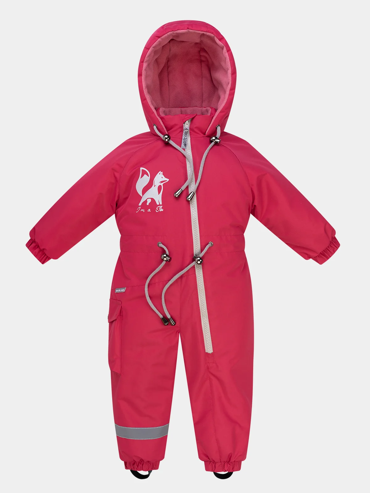 Тёмно-розовый комбинезон детский, мембрана Arctic kids, зима