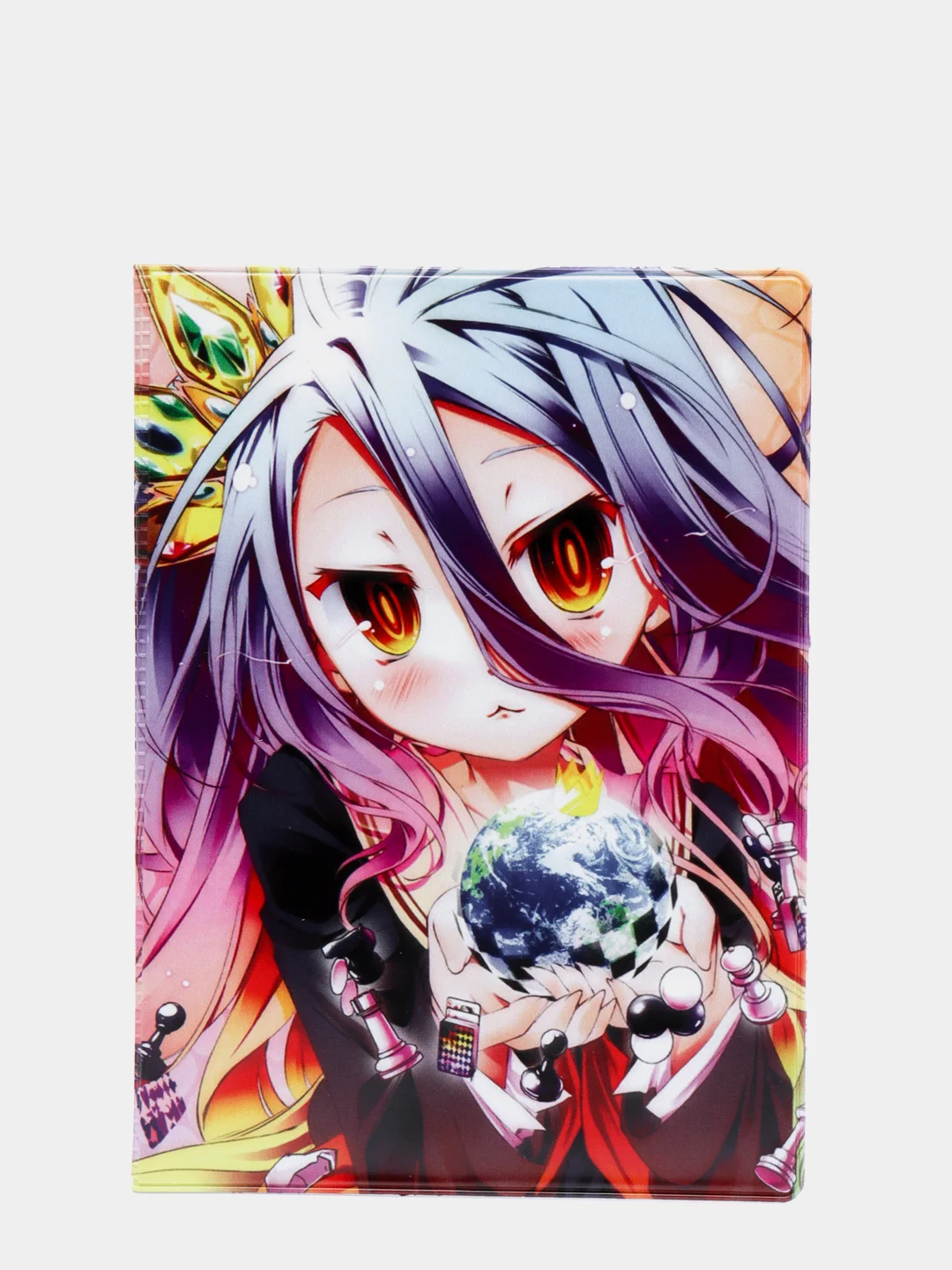 Алый обложка на паспорт NO GAME NO LIFE