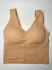 Бежевый женский топ