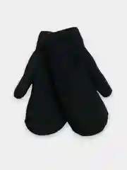 Черный женские вязаные варежки