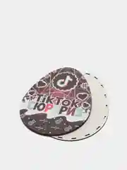Белый подарочная коробка сюрприз "Тик ток", дерево 3 мм., для сладких подарков