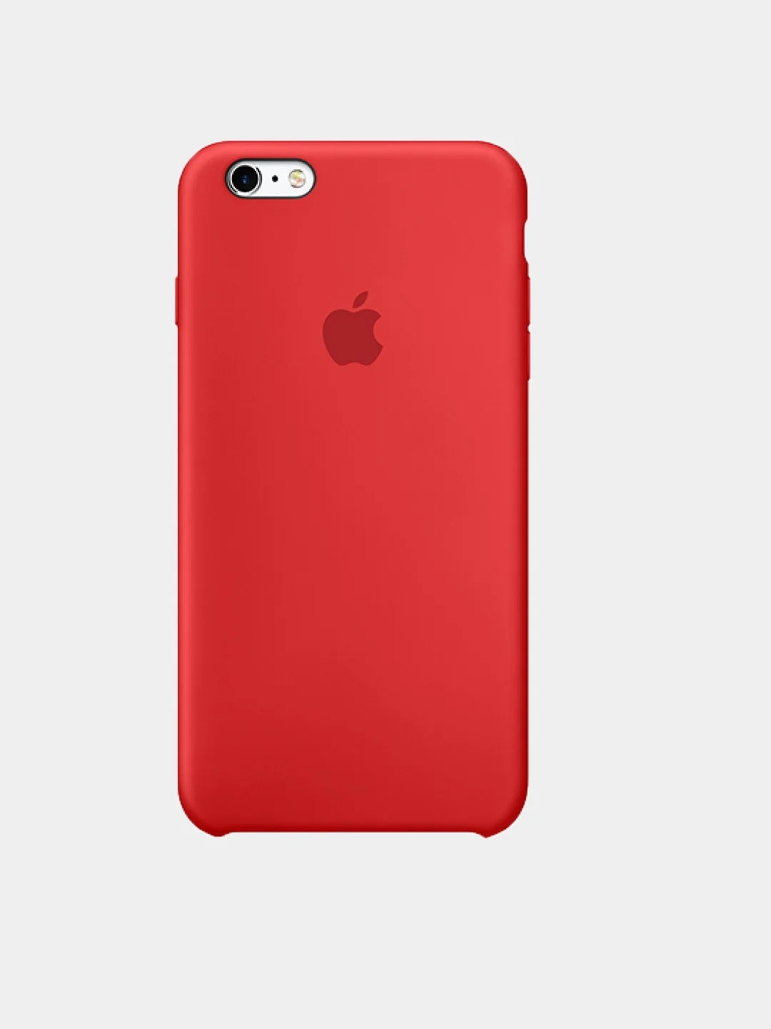 Красный чехол для iPhone 6, 6S Silicone Case