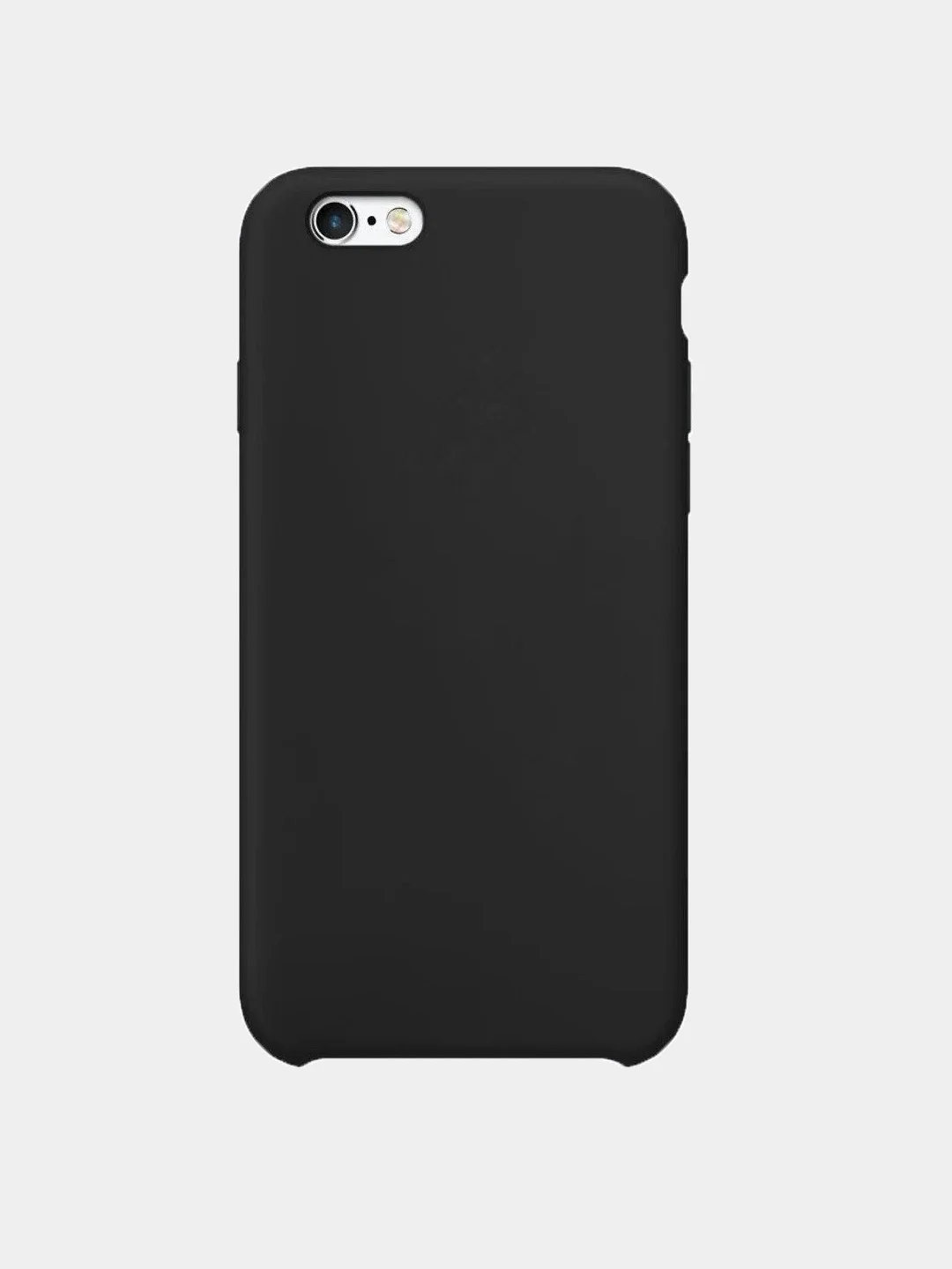 Черный чехол для iPhone 6, 6S Silicone Case