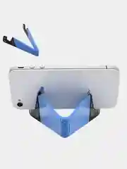 Голубой держатель для смартфона, V-образный, регулируемый, складной