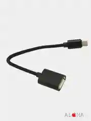 Черный otg-адаптер (переходник) KY-167 для смартфона, планшета, ноутбука, Type-C