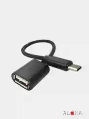 Черный otg-адаптер (переходник) KY-167 для смартфона, планшета, ноутбука, Type-C