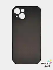 Чехол для iPhone 13 / 13PRO / 13PROMAX с защитой камеры, карбон , черный