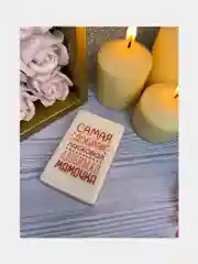 Розовый сувенирное мыло-открытка