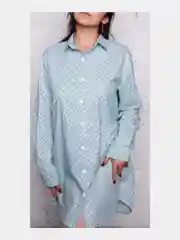 Удлиненная рубашка из 100% хлопка