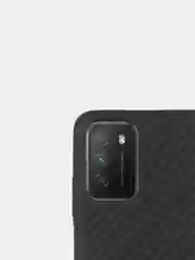 Чехол для Xiaomi Poco M3 / Redmi 9T текстура карбон , черный