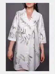 Удлиненная рубашка из 100% хлопка