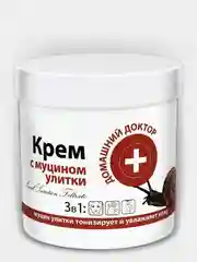 Домашний Доктор Крем для лица, тела, рук Муцин Улитки тонизирует и увлажняет, 250 мл
