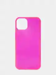 Фуксия чехол для iPhone 13 / 13 Pro / 13 Pro Max силиконовый, неоновый, плотный, прозрачный