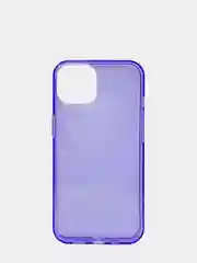 Лавандовый чехол для iPhone 13 / 13 Pro / 13 Pro Max силиконовый, неоновый, плотный, прозрачный