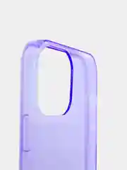 Лавандовый чехол для iPhone 13 / 13 Pro / 13 Pro Max силиконовый, неоновый, плотный, прозрачный