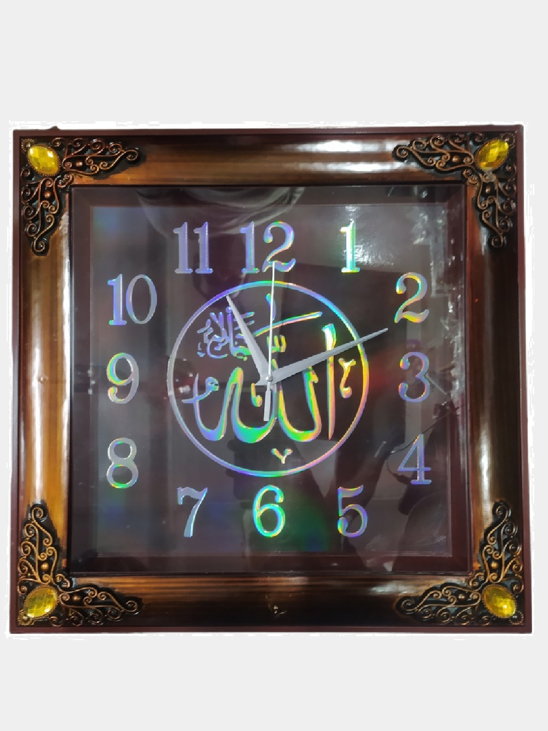 Настенные часы "Мусульманские", квадратные, 38 см купить по цене 1500 ₽ в интернет-магазине KazanExpress