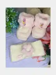 Вязанные пинетки, ручная работа