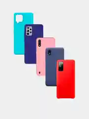 Чехол для Samsung A42, 72, A01, A01 Core, A11 матовый силиконовый, цветные