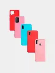 Чехол для Samsung A42, 72, A01, A01 Core, A11 матовый силиконовый, цветные