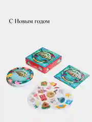 Новогодняя настольная игра Дуббль игра на внимание на реакцию