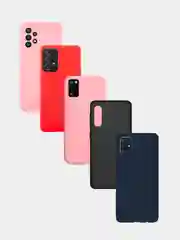Чехол для Samsung A41, A32, A72 матовый силиконовый много цветов