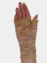 Перчатки - митенки, гипюровые