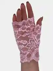 Перчатки - митенки, гипюровые